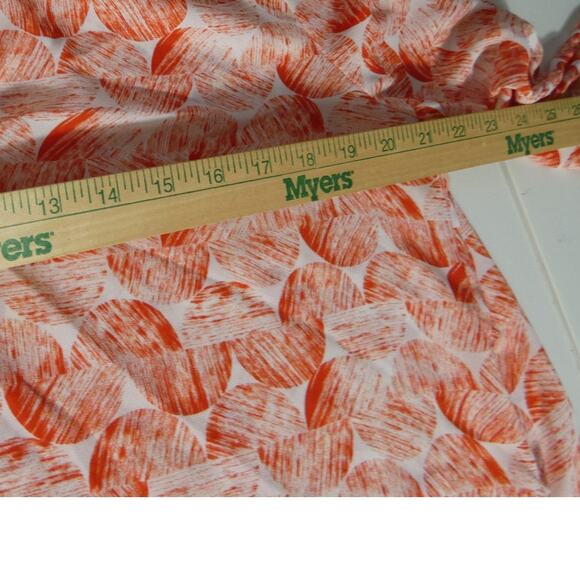 NYDJ Women's Large Tunic Top Long Sleeves Lightweight Geometric V-Neck - Picture 6 of 8